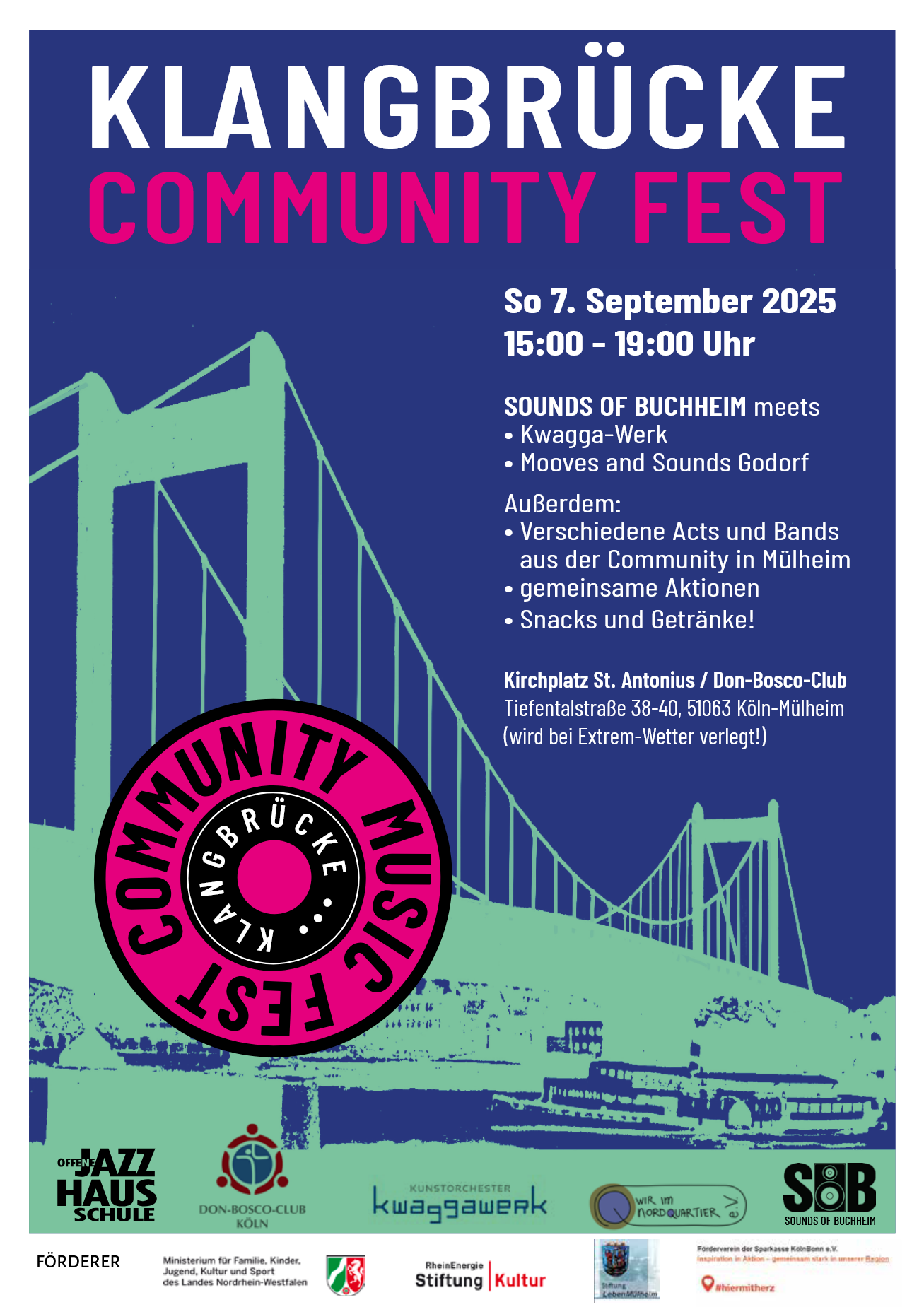 250907 Klangbrücke Community Fest. Plakatjpg