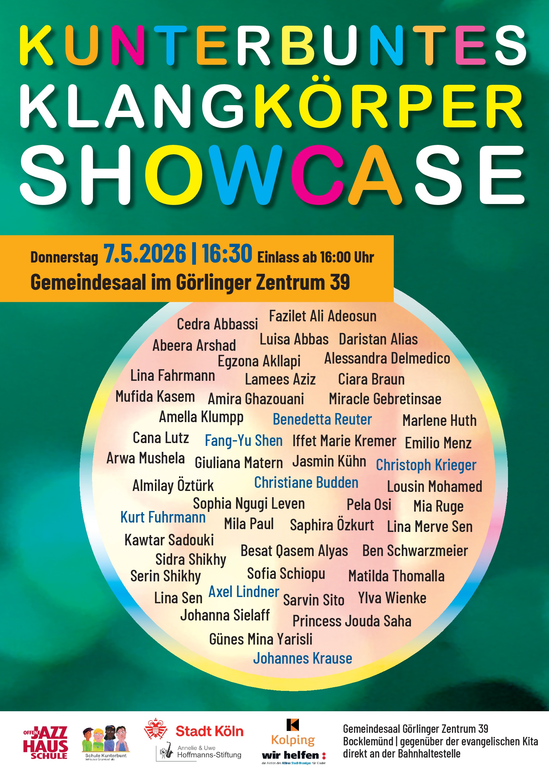 260507 Klangkörper Showcase Plakat