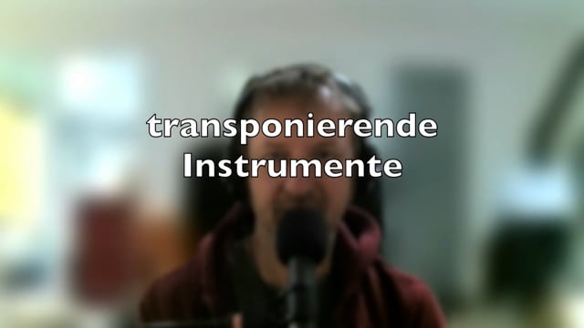 Transponierende Instrumente