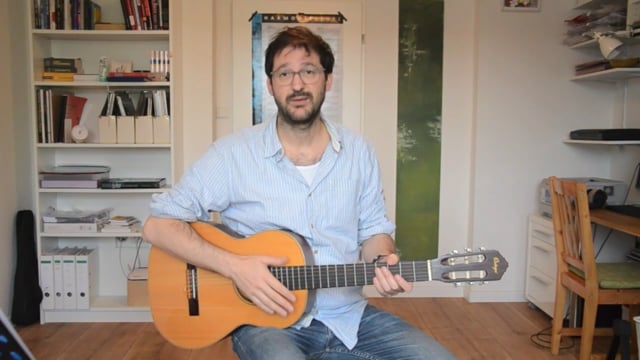 Stimmen der Gitarre